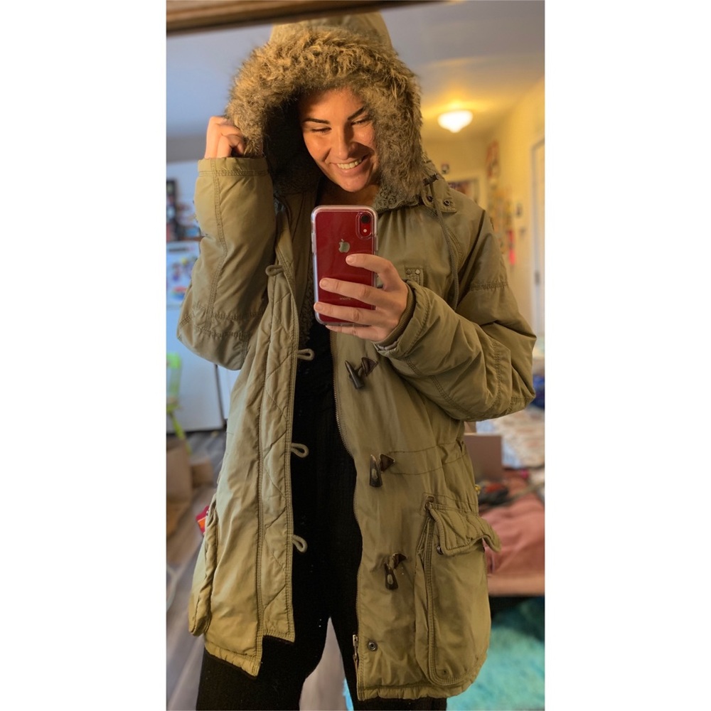 Cargo Military Style Winter Coat